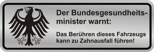 Aufkleber zahnausfall - aufkleber, "zahnausfall"