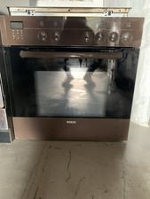 Bosch Einbauherd, Einbau Herdset, Braune Front, Cerankochfeld,