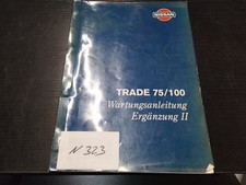 N323 NISSAN Werkstatthandbuch Wartungsanleitung Trade 75/100 Ergänzung II