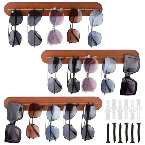 3er pack brillenhalter wand - brillenhalter,