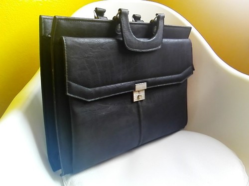 Vintage sudhaus aktentasche - vintage,