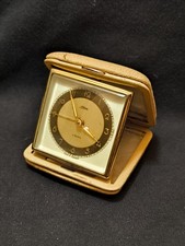 Vintage  Reisewecker  aus den 60er Jahren  Kaiser 4 Rubis  im Etui Germany Retro