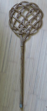 alter Teppichklopfer Weide geflochten ~ 1960er Jahre ~ Vintage ~ Retro