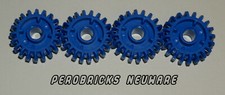 Lego Technic Technik 4 x Zahnrad 20 Zähne #35185 blau NEUWARE