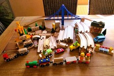 Konvolut Holzeisenbahn Brio u