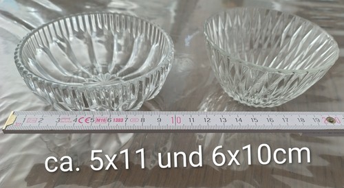 Glasschüssel glasschale - 2x,