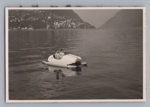 Lugano schweiz 1959 tretboot - 1959,