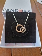 Original Pandora Signatur Kette Bicolor Silber 925