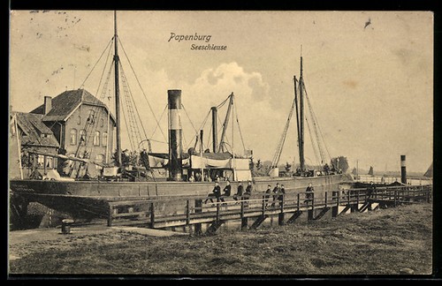Ansichtskarte papenburg - ansichtskarte,