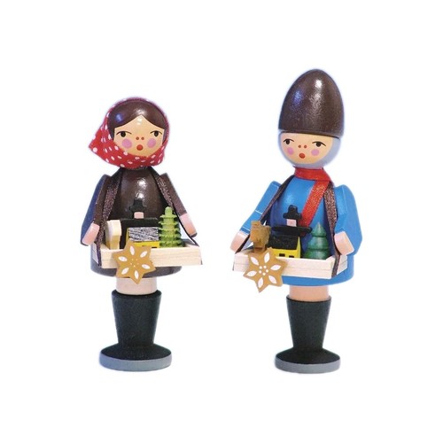 Striezelkinder farbig - , (9cm)