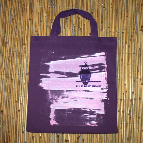 Stofftasche eule stoffbeutel - eule,