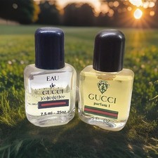 Gucci Pour Homme Parfum 1 + Concentrée je 7,5ml Old Formula Rarität f. Sammler?