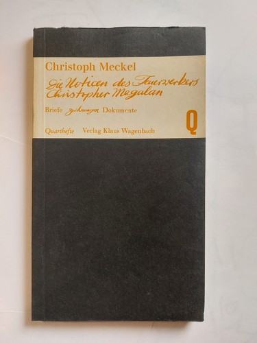 Christoph meckel die noticen - meckel:,