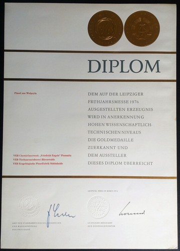 Diplom leipziger messe - leipziger,