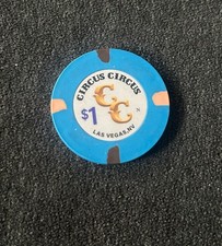 Circus Circus Casino * 1$ Poker Chip Jeton * Las Vegas * Strip * Boulevard