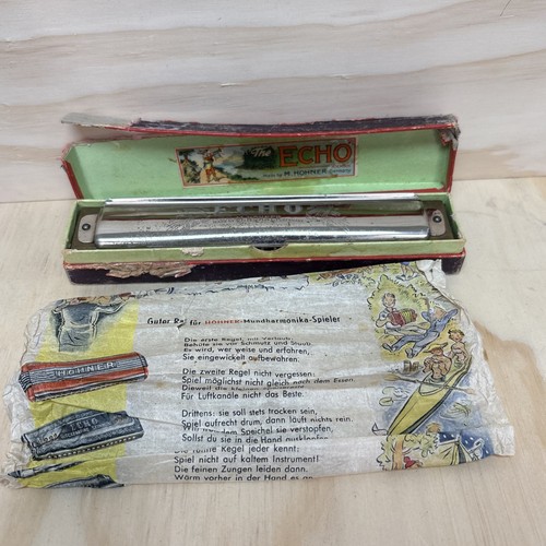Vintage echo harp harmonica - vintage,