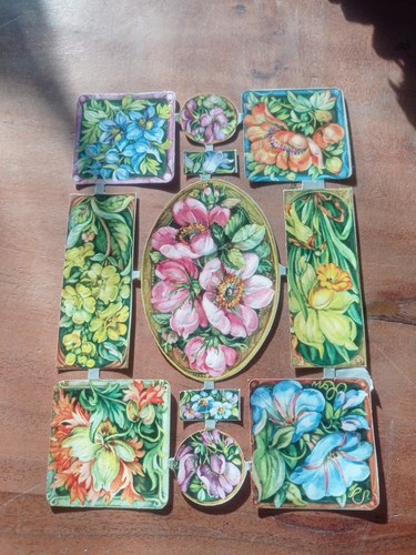 Oblaten stammbuchbilder blumen - stammbuchbilder,
