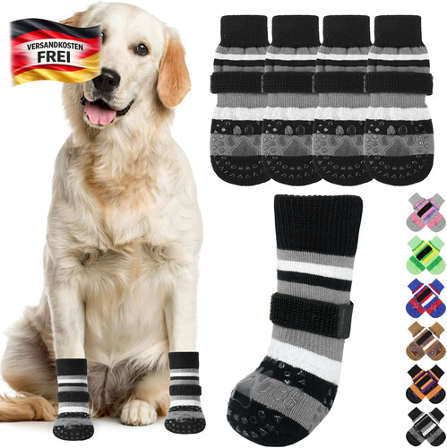 Rutschfeste hundesocken - rutschfeste,