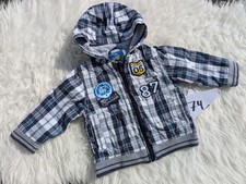 leichte Sommerjacke Übergangsjacke kariert Jacke Jungen 74 Topolino