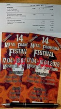 2 x METAL FRANCONIA FESTIVAL