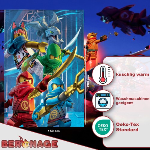 Lego ninjago kuscheldecke - lego,