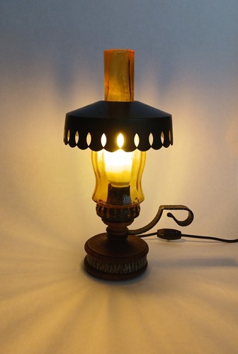 Lampe tischlampe vintage 70er - lampe,