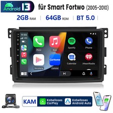 Carplay Autoradio Für Benz Smart Fortwo 451 454 05-2015 GPS Nav WiFi BT DAB +KAM
