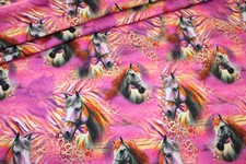 Stenzo Jersey  Stoff pink  Pferde  1m