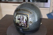 motorcycle helmet Held Open