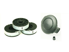 3Ersatzspulen+Haube GRIZZLY Tools Elektro-Rasentrimmer ERT450/8 Haube Fadenspule