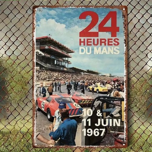 Blechschild mans 1967 - le,