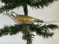 583/25 1x alter wunderschöner Weihnachtsschmuck Christbaumschmuck Vogel