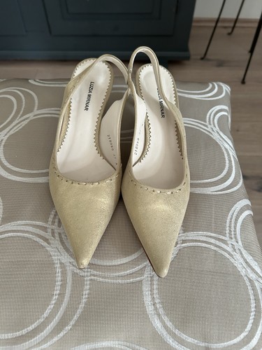 Kitten heels leder super - leder, gr