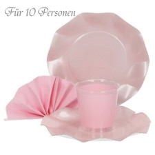 45-teiliges Set Einweggeschirr