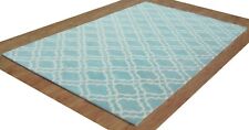 Ryana Scroll Tile Aqua Blau