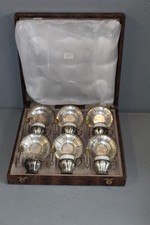 Silber/porzellan mocca set mit