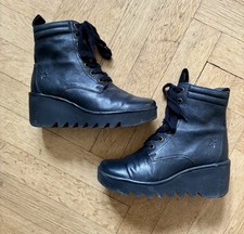 Fly London 38 Boots Schwarz