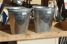 2 x DDR Eimer Zinkeimer