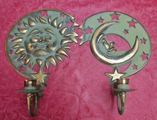 Wandkerzenhalter 2er Set Sonne