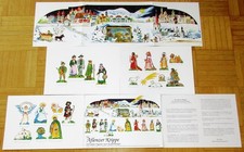 Weihnachtskrippe Papier Pappe