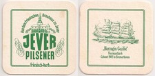 Jever Friesisches Brauhaus - alter Bierdeckel "Herzogin Cecilie - 4-Bark - 1902"