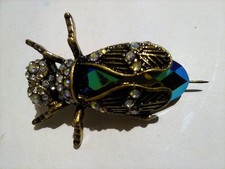 Brosche Käfer / Modeschmuck /