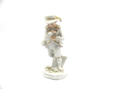 Porzellanfigur rokokostil - porzellanfigur, im