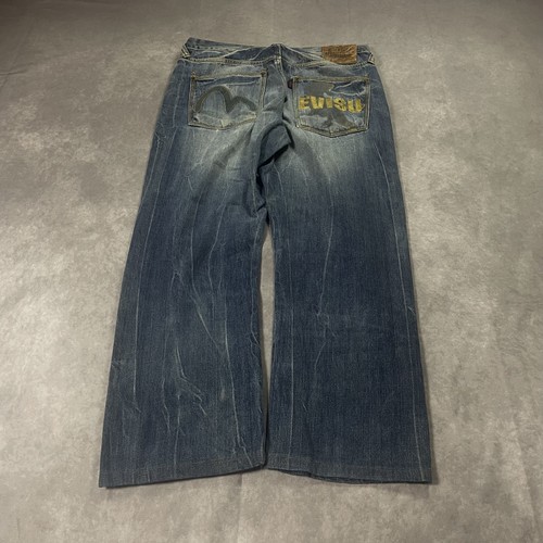 Evisu bootcut jeans w32 l28 - evisu,