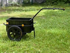 Samax Fahrradanhänger & Handwagen 2in1 | Lastenanhänger inkl. 2 Kupplungen
