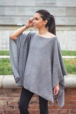 100% Kaschmir Strick Poncho