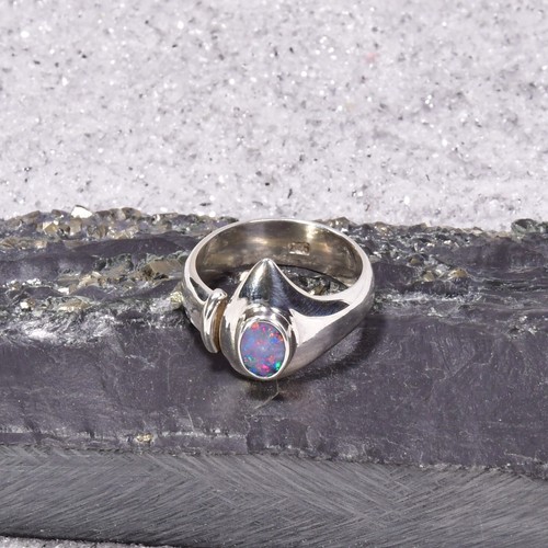 Opal dublette ring - opal, ring,