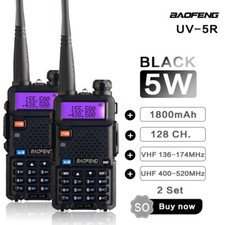 2 TLG BAOFENG UV-5R UHF/VHF