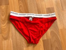Calvin Klein Bikini Hose Größe S Rot Neu