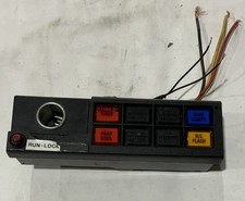 Gebrauchte Woodway 1 DIN 4 Wege Schalter Panel Beleuchtung Controller & Zigarettenanzünder Whelen 03